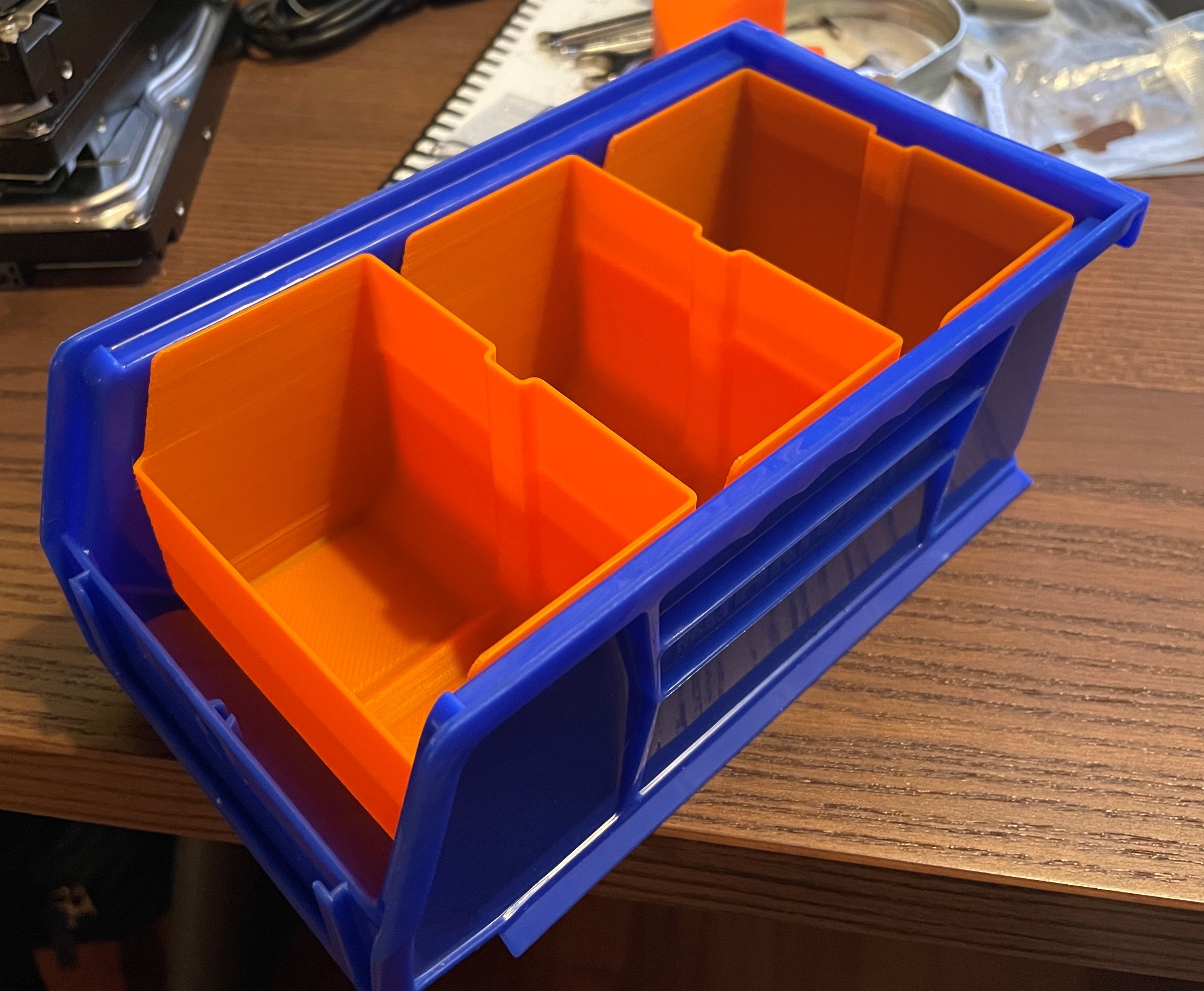 Organization inserts for Akro Mills bins AkroBins by Douglas Hale