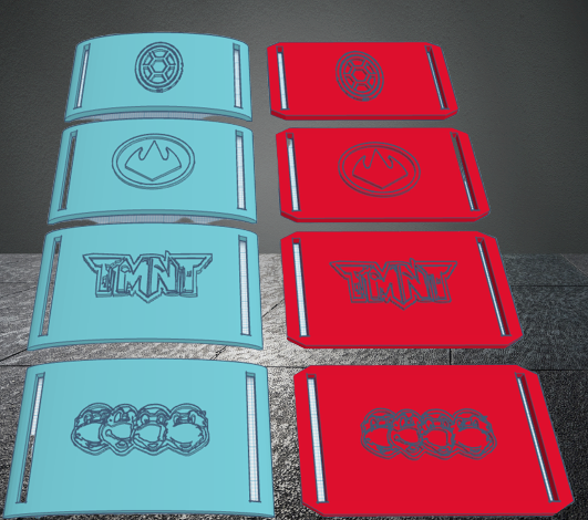 TMNT belt buckles