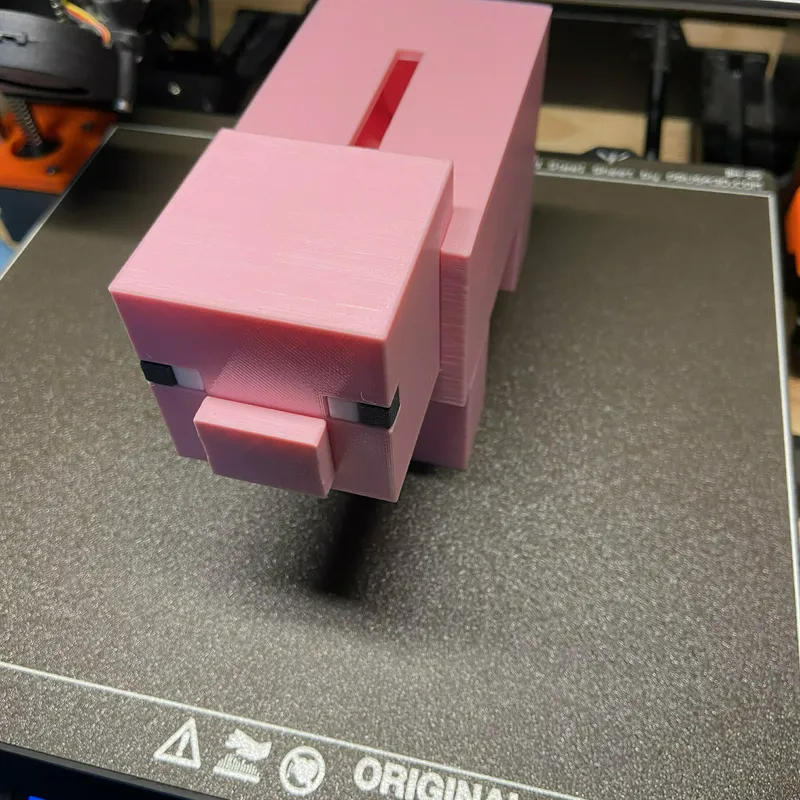 Pig - Printable Minecraft Pig Papercraft Template