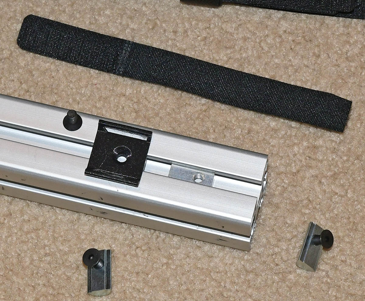 Velcro Clip  M5 bevel, 40 series profile