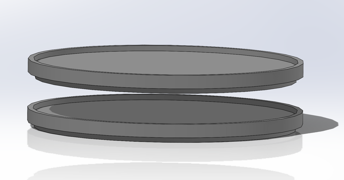 4 inch Stackable Coaster by Mat | Download free STL model | Printables.com