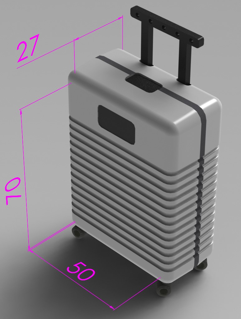 Yonsly Reisekoffer Handgepäck - ABS Hartschale Mit 360° Rollen & Zahlenschloss