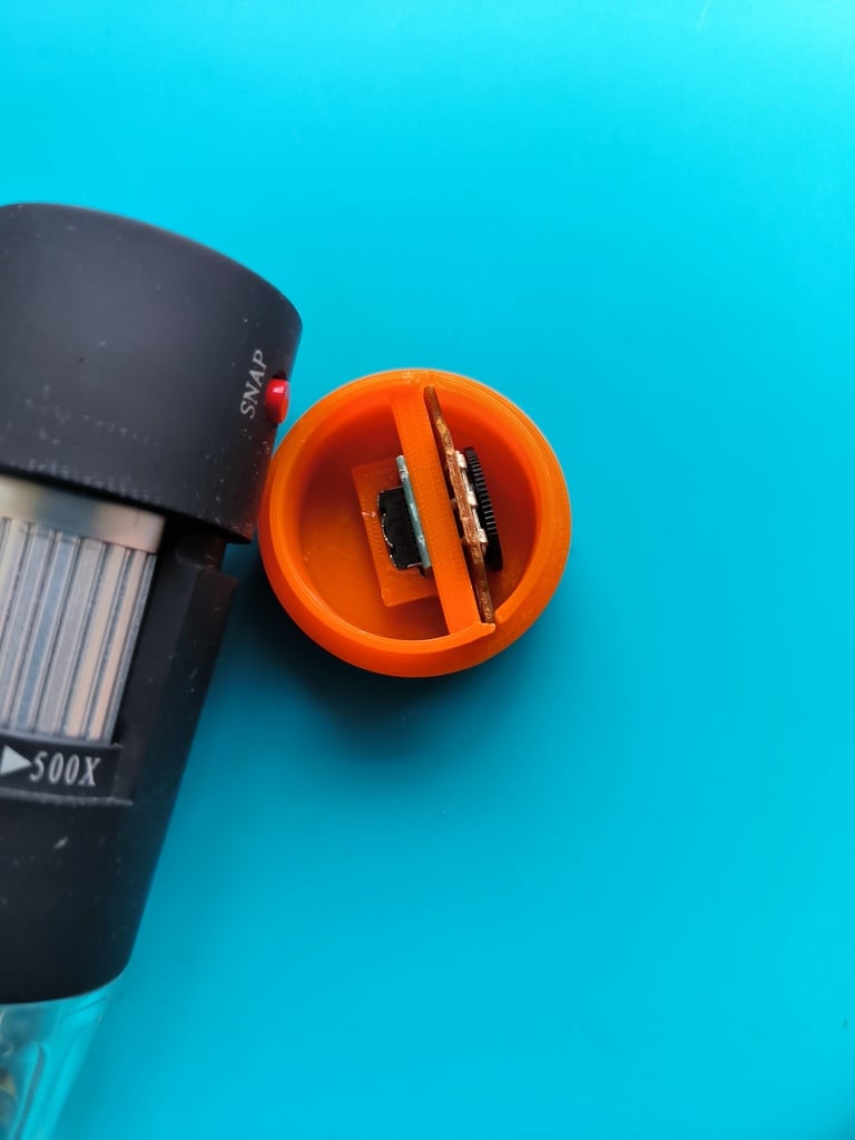 USB Microscope Cap by MSergW Download free STL model