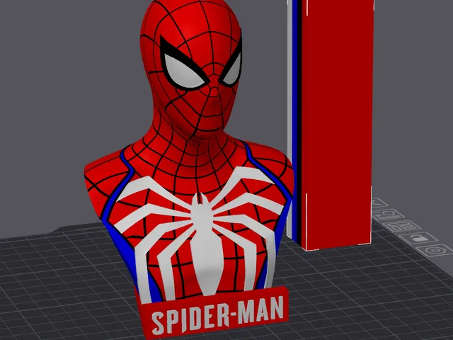 Spiderman 4 colors ready for Bambu Lab