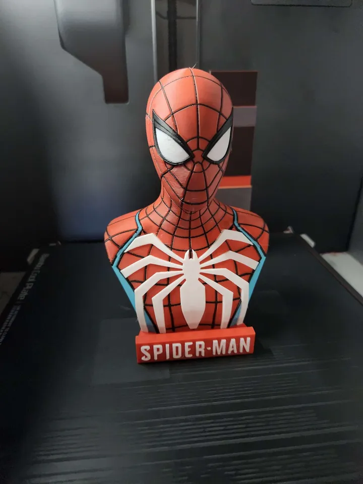 Spiderman 4 colors ready for Bambu Lab by v3ry, Download free STL model