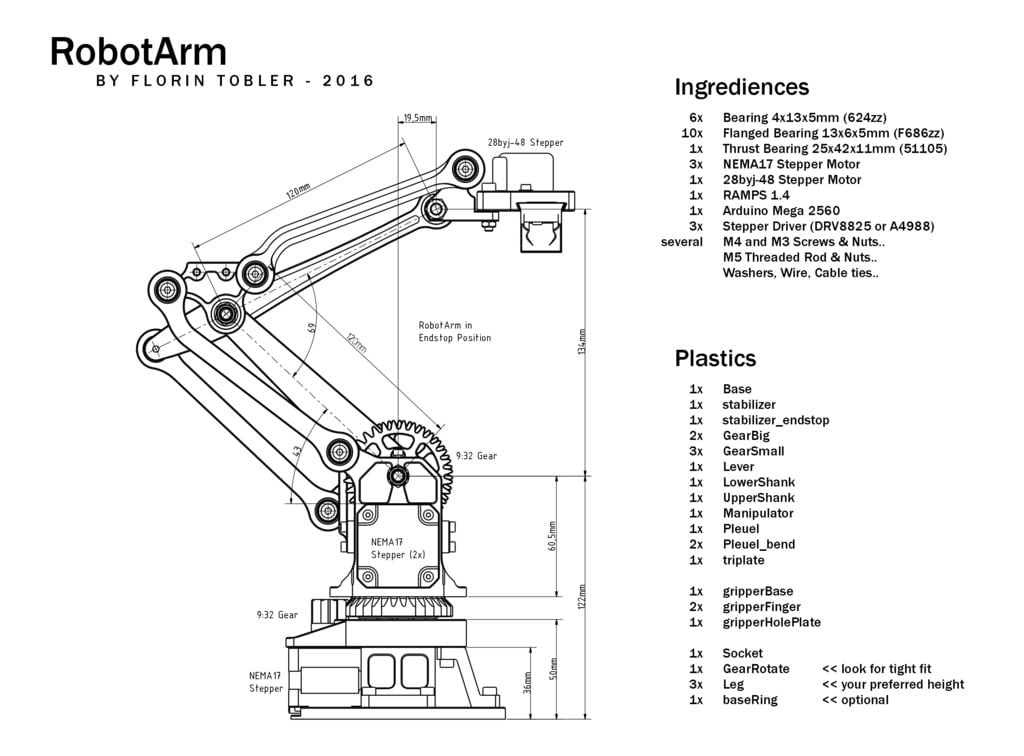 Miniatura 2 do modelo 3D RobotArm