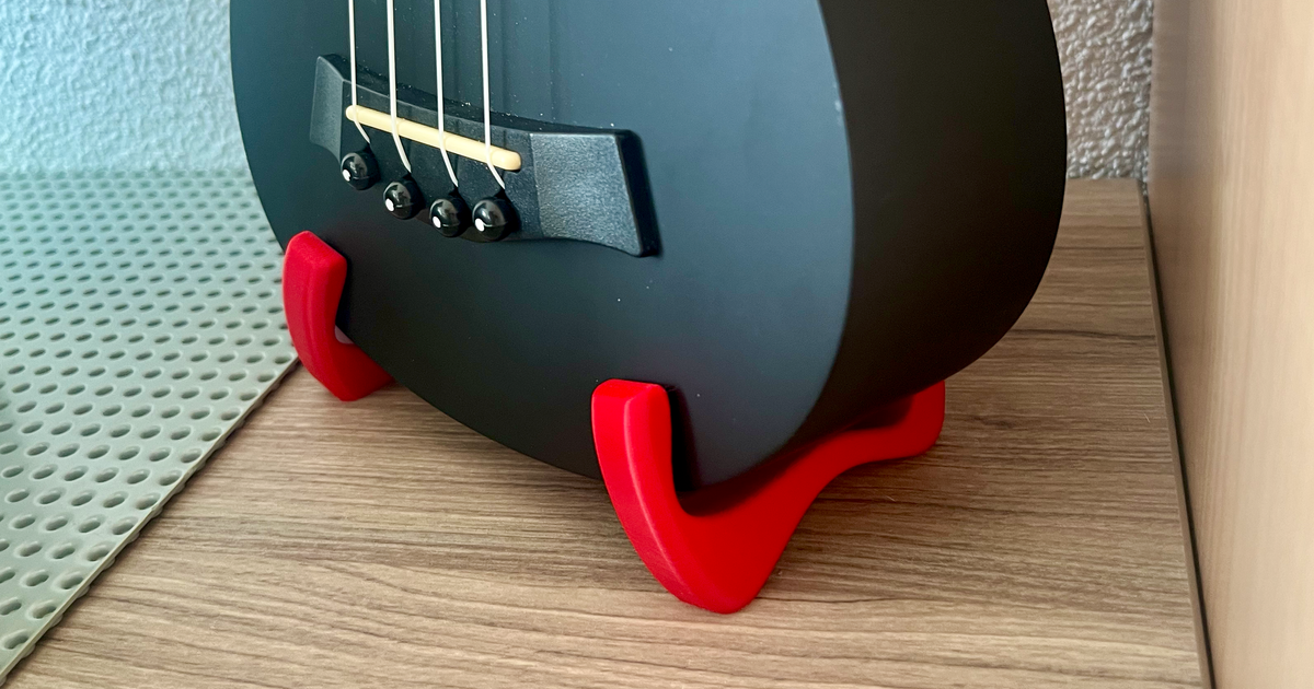 Ukulele Stand by Eedh by Uko Download free STL model