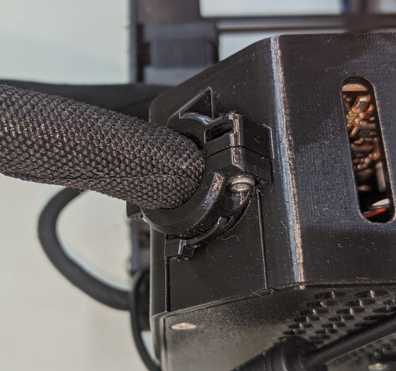 Big Einsy Cable Cover w/ties 3D model thumbnail