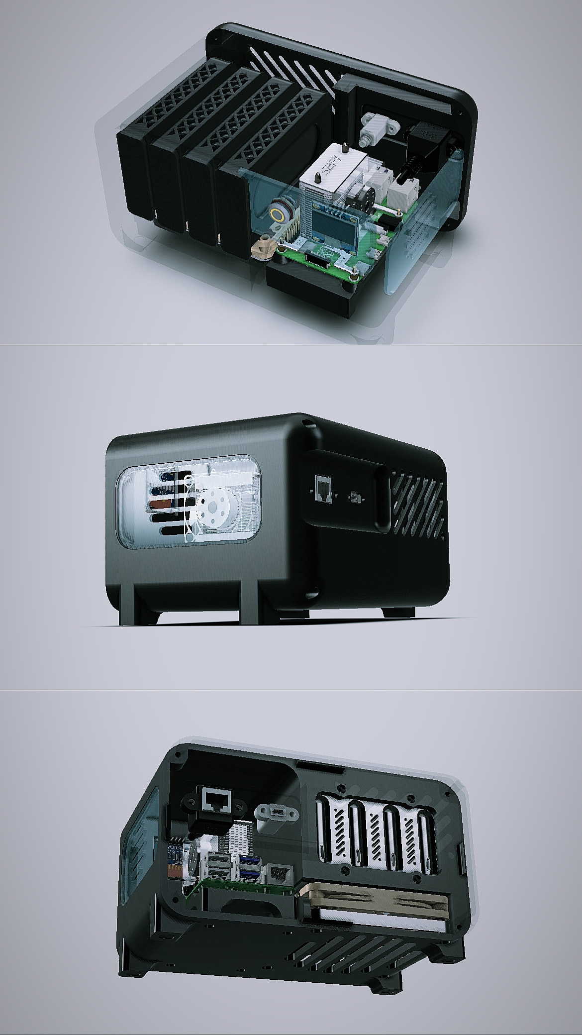 Miniatura 11 do modelo 3D Raspberry Pi NAS project