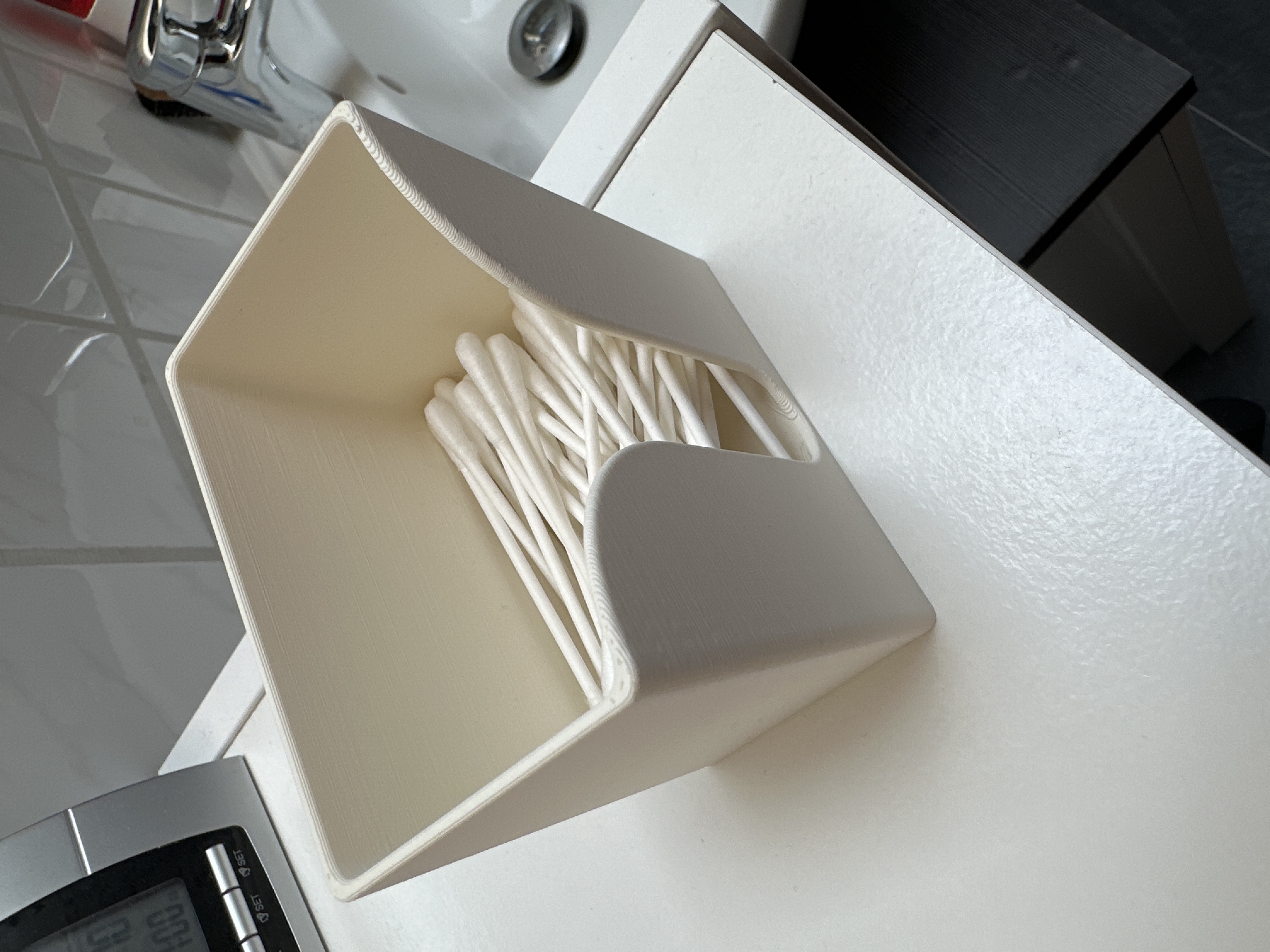 Q-Tip Cotton Swabs Holder Organizer