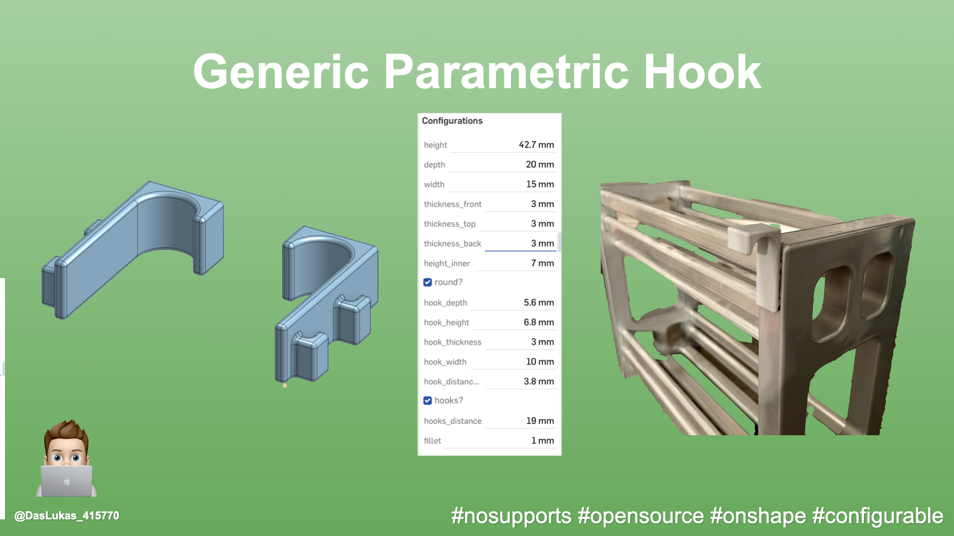 Generic Parametric Hook