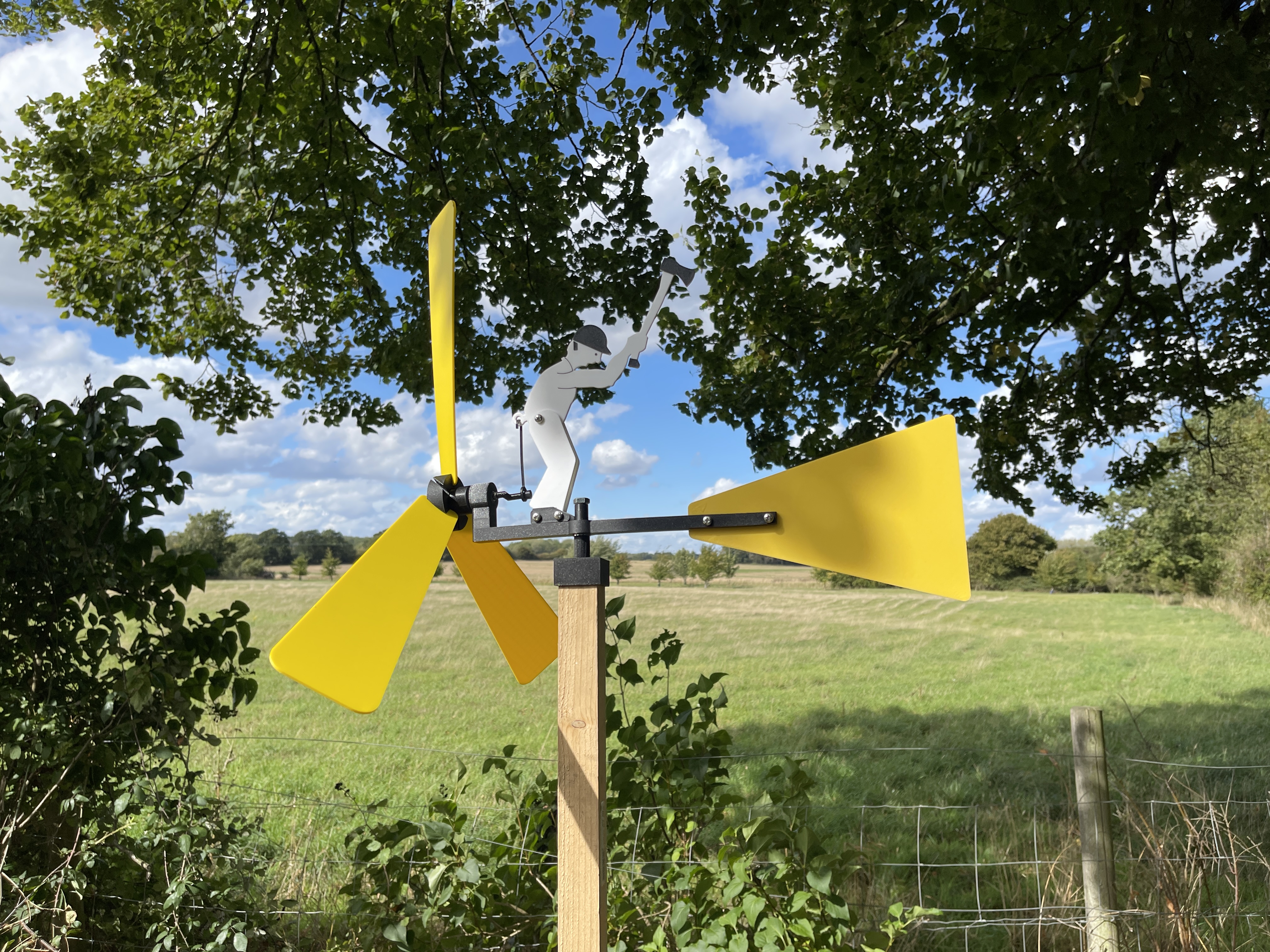 Wind Spinner / Whirligig Wood Chopper