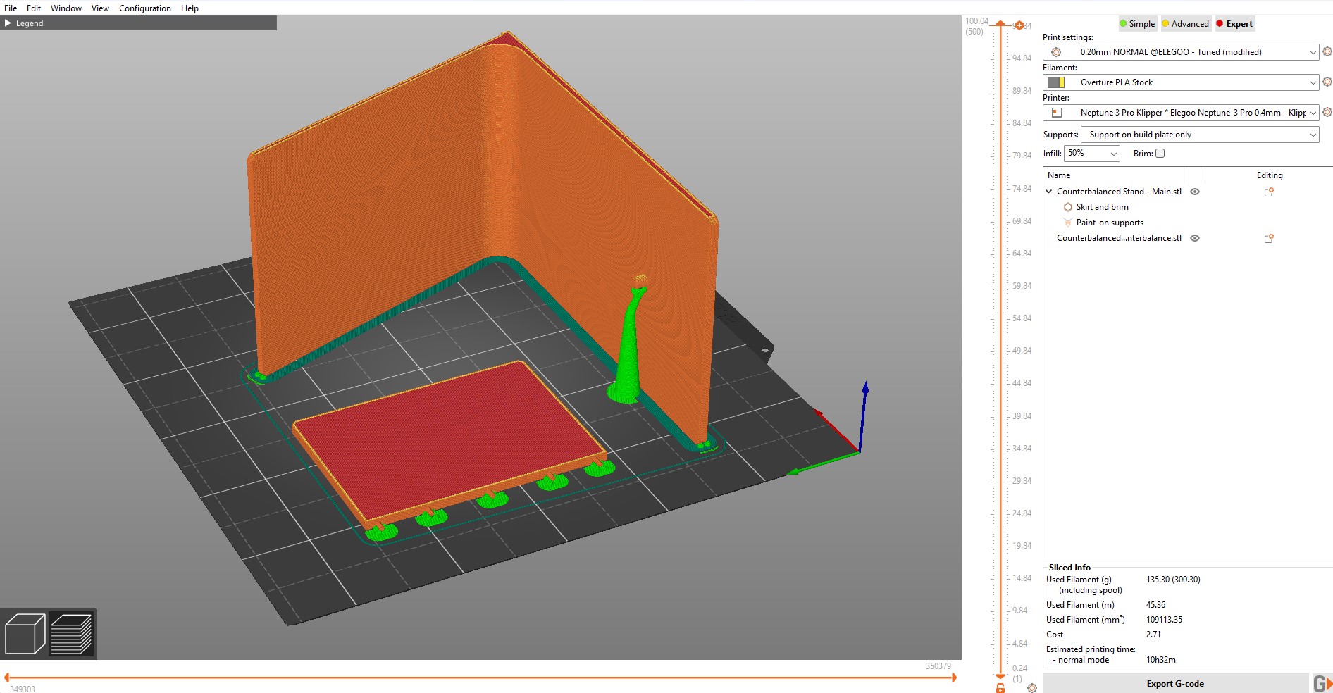 Counterbalanced Baby Yoda Bookend by Lone_Wave Download free STL
