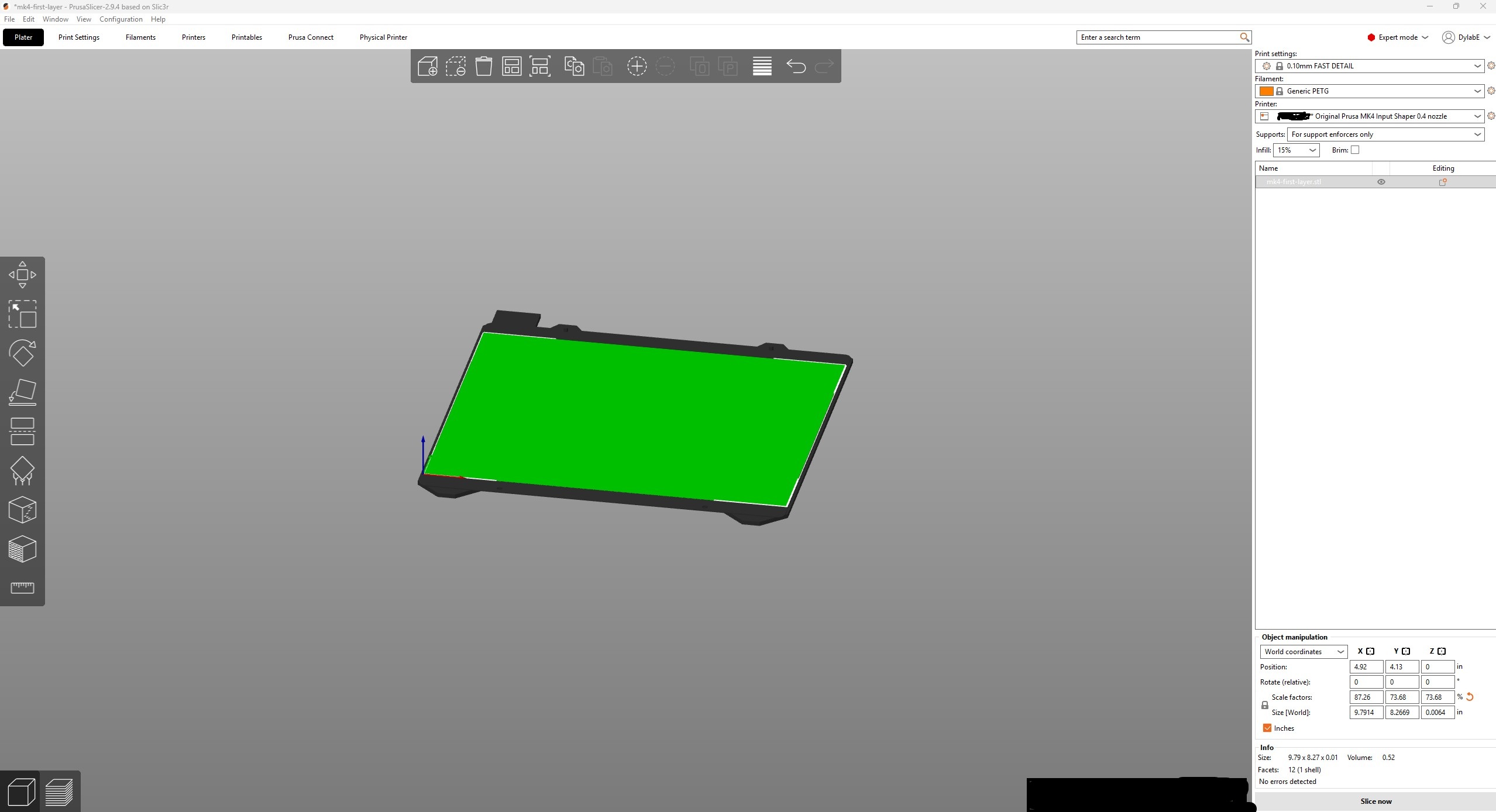 mk4 first layer