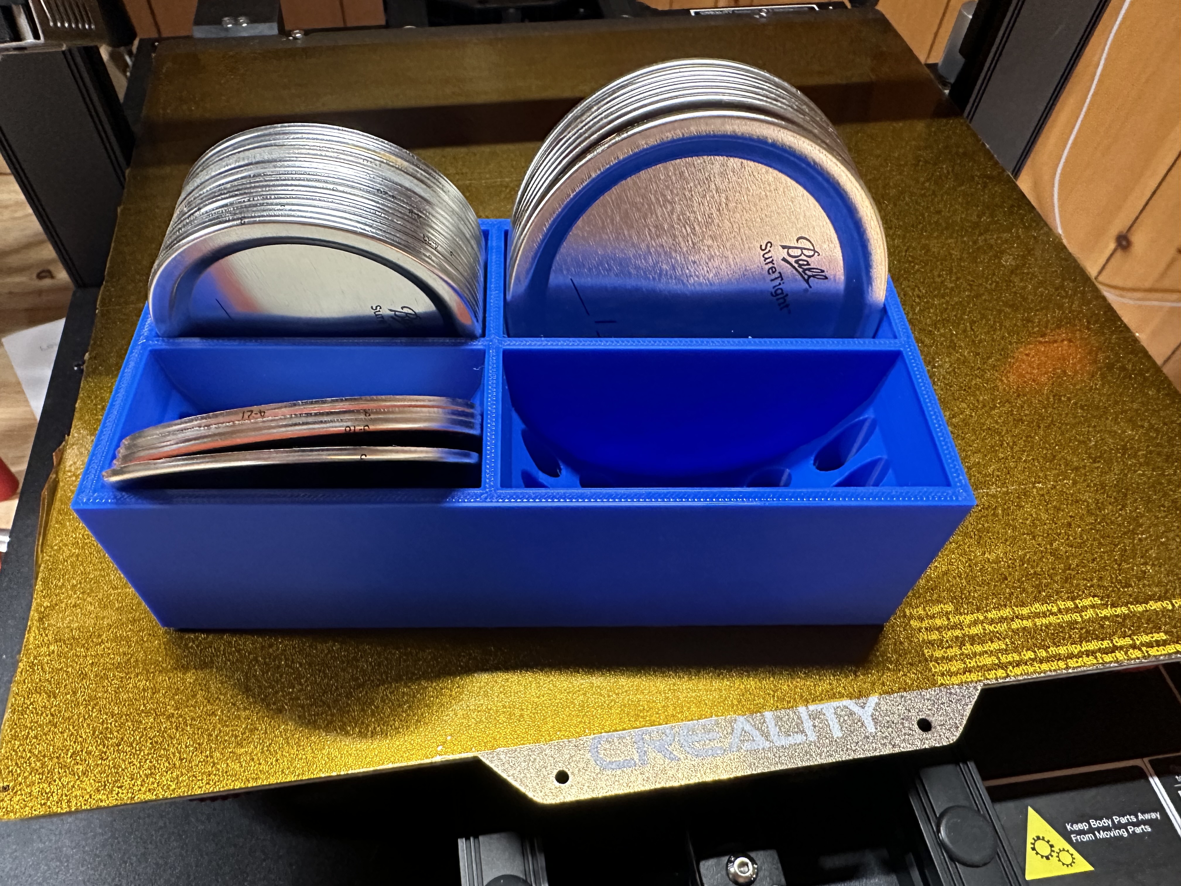 Canning lid tray