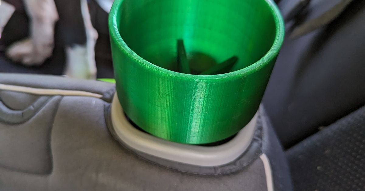 Child's car seat cupholder widener by John W Download free STL model