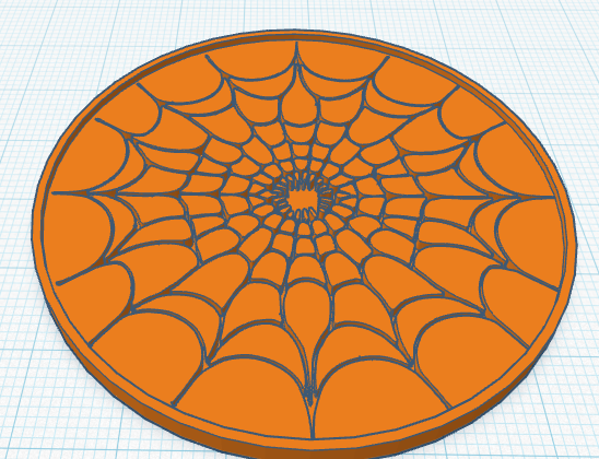 Spider web coaster