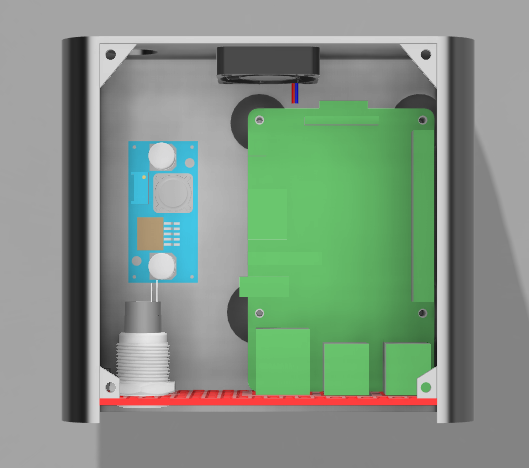 Raspberry Pi Case with power switch and fan by Rusty Shackleford ...