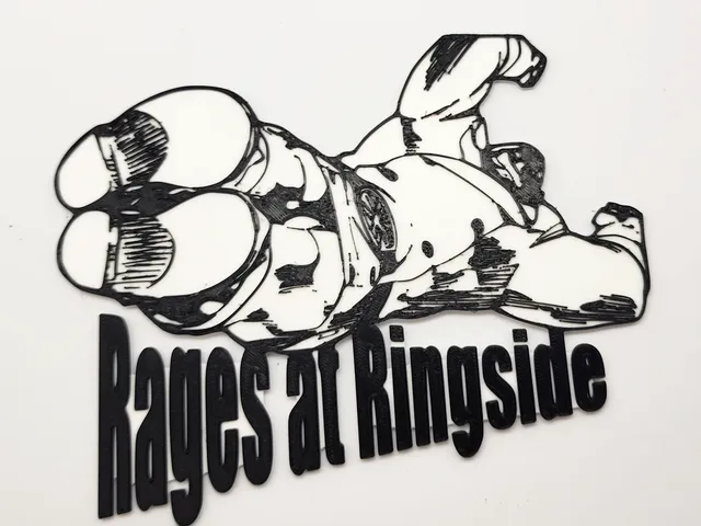Rages at Ringside Title Card BLEACH 2 Color