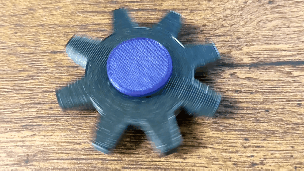 Miniatura 3 do modelo 3D Gear Fidget Spinner