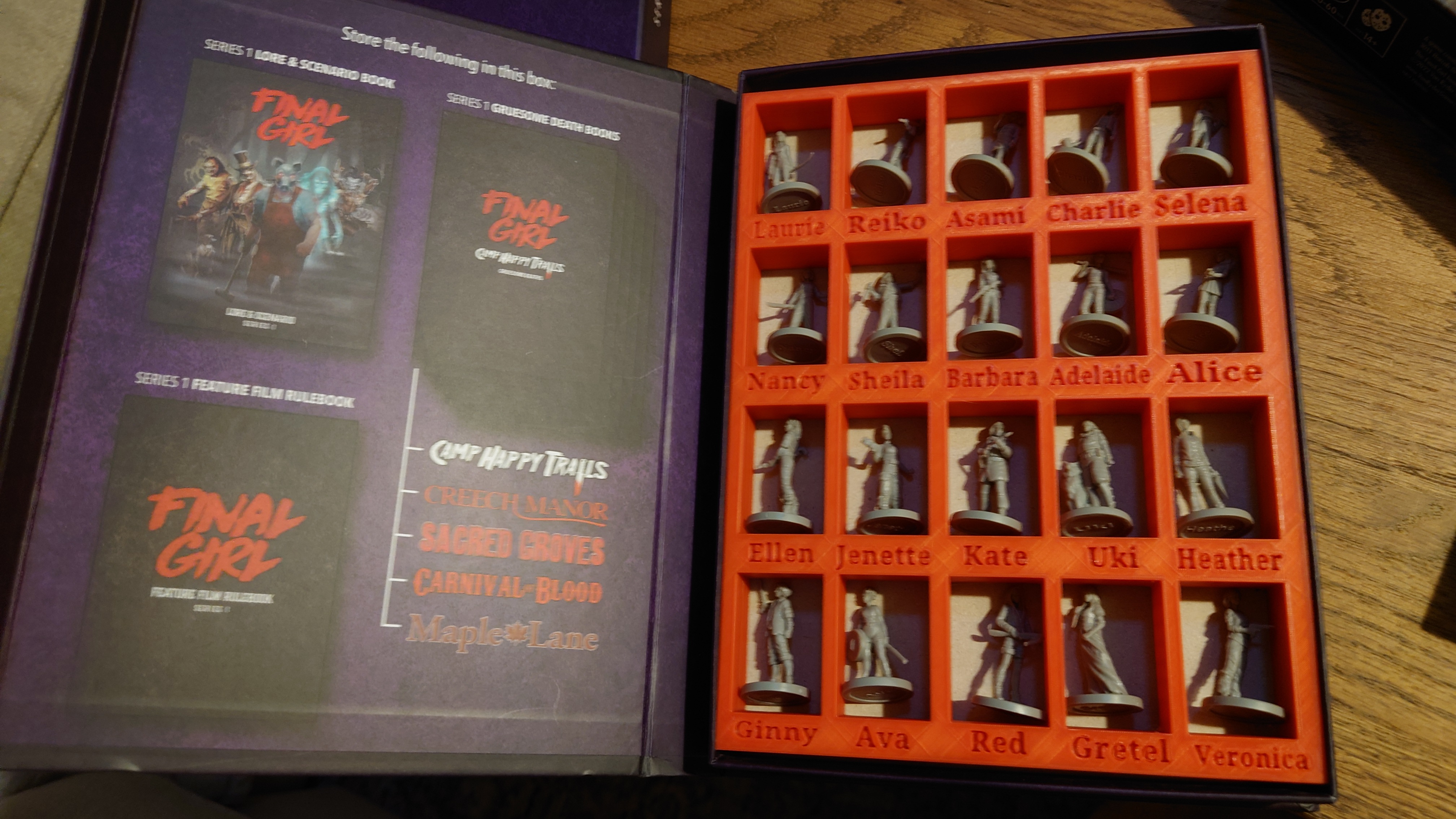 Final Girl Mini Insert to fit Bonus Features Box