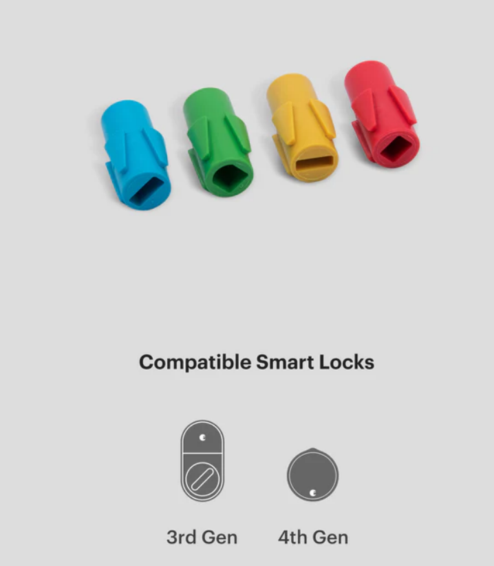 August SmartLock Deadbolt Adapters 3rd/4th Gen