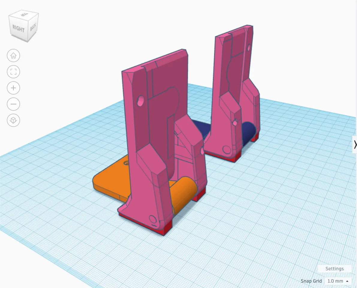 Door Painting Hinge Bracket by ic0n, Download free STL model