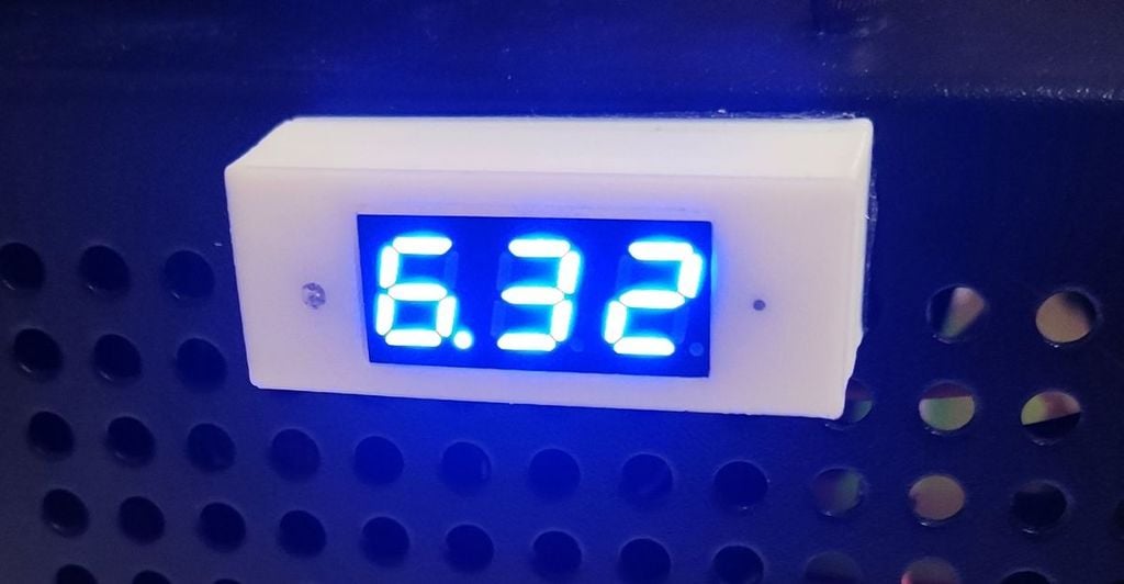 Contenitore per mini voltometro