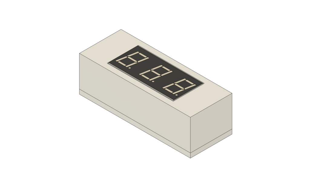 Miniatura 2 do modelo 3D Contenitore per mini voltometro