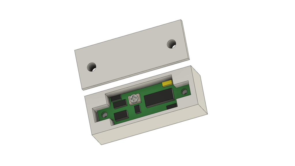 Miniatura 3 do modelo 3D Contenitore per mini voltometro