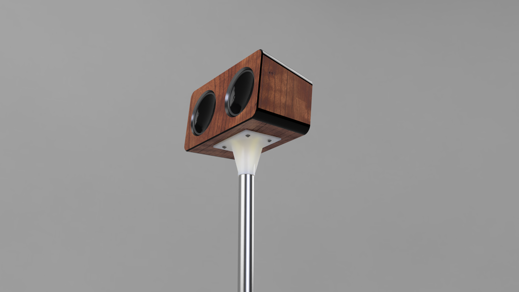 Miniatura 5 do modelo 3D Supporto per un diffusore audio