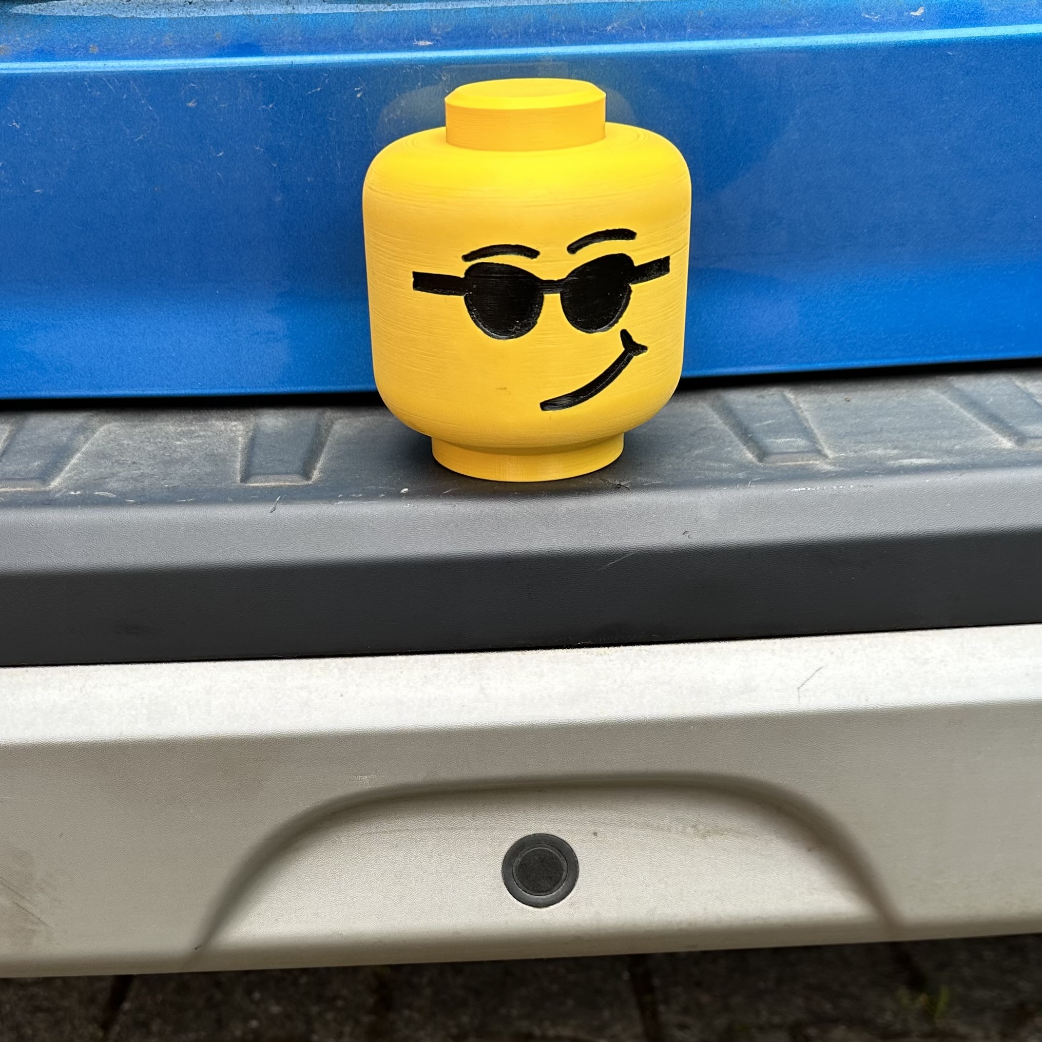 Lego head Hitchcover Sunglasses by DavidB Download free STL