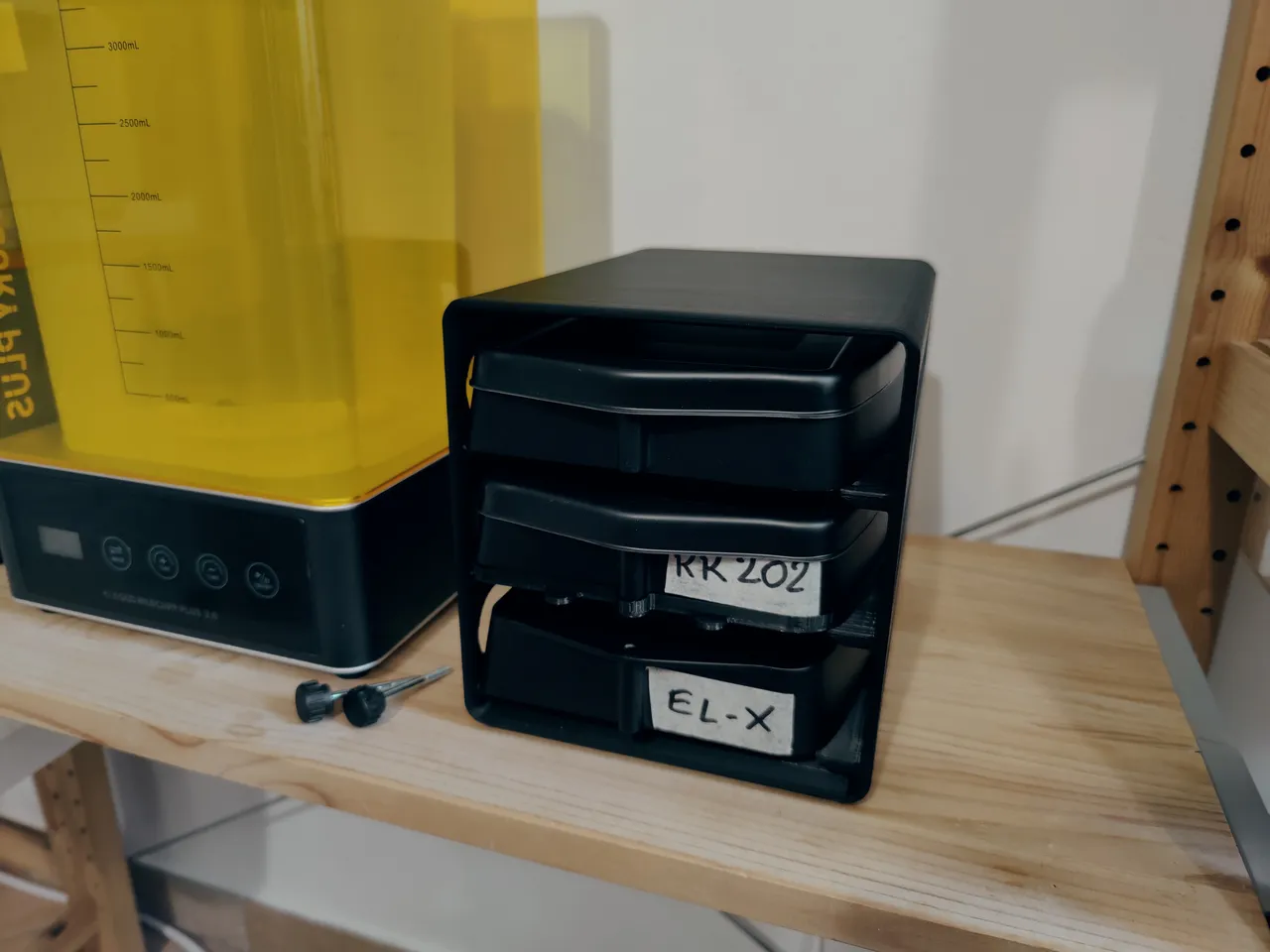 Elegoo Mars 3 and Mars 3 Pro Vat Storage Rack by Luca | Download free ...