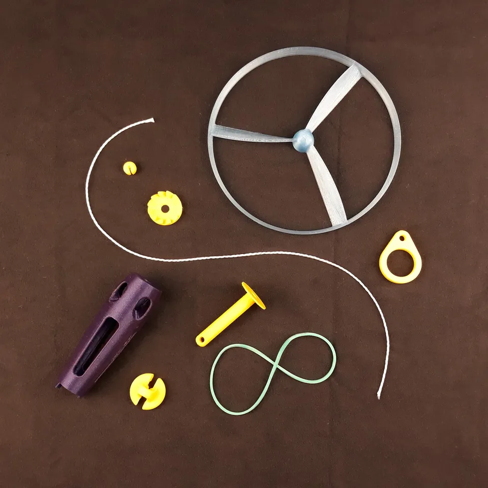 Flying propeller toy by rorys3D | Download free STL model | Printables.com