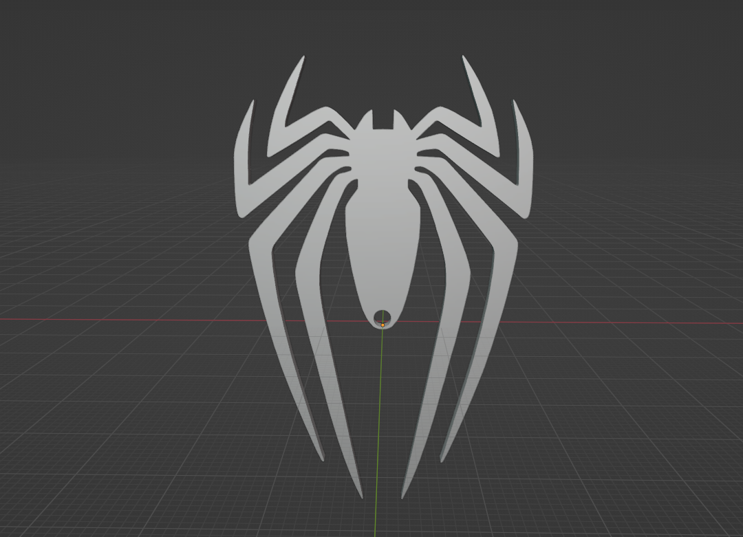 Spiderman Logo Keychain