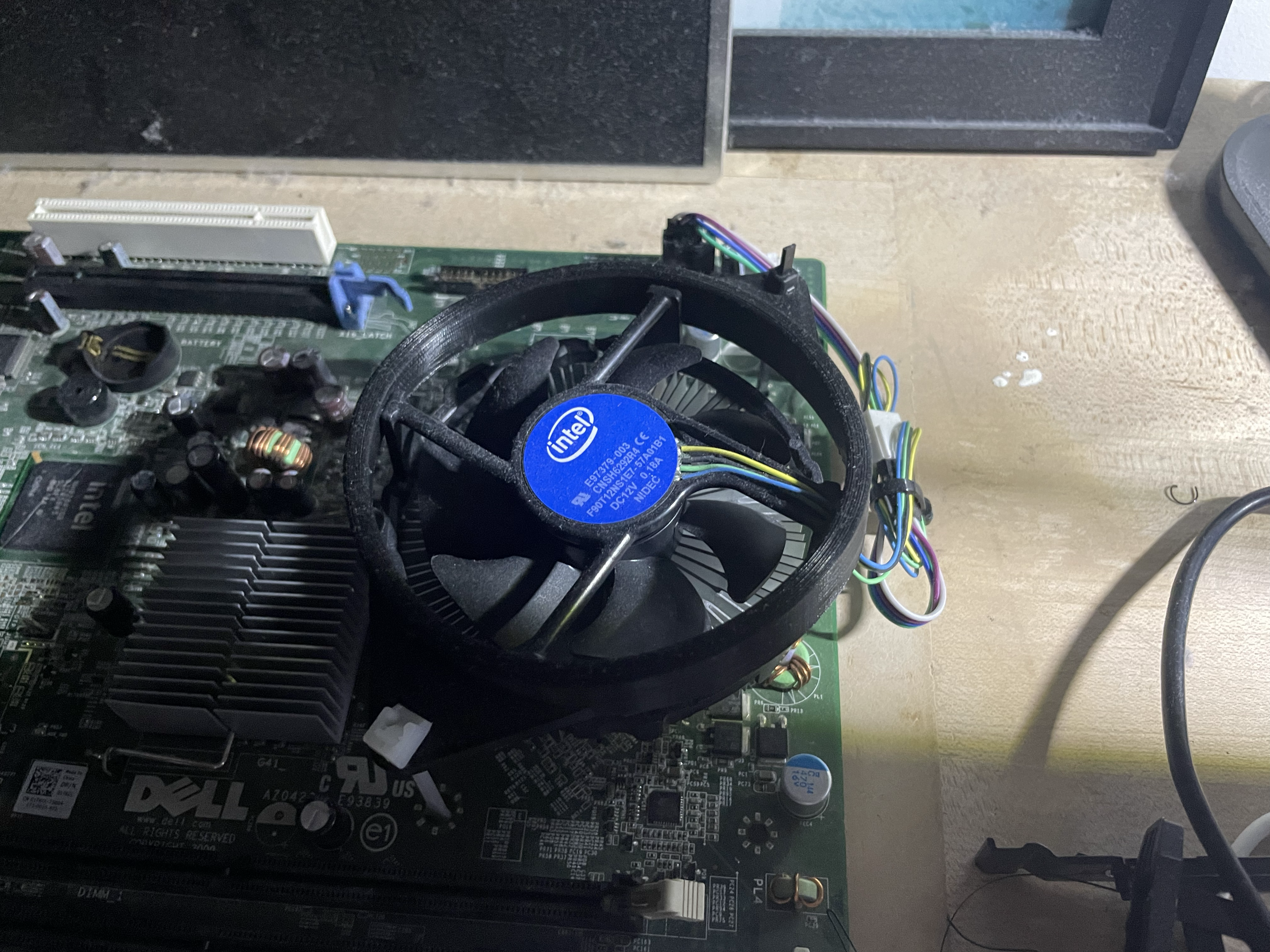 Intel Stock Cooler to Dell Optiplex adapter