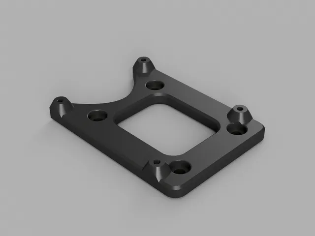 Metal DIN mount for Raspberry Pi 3/4