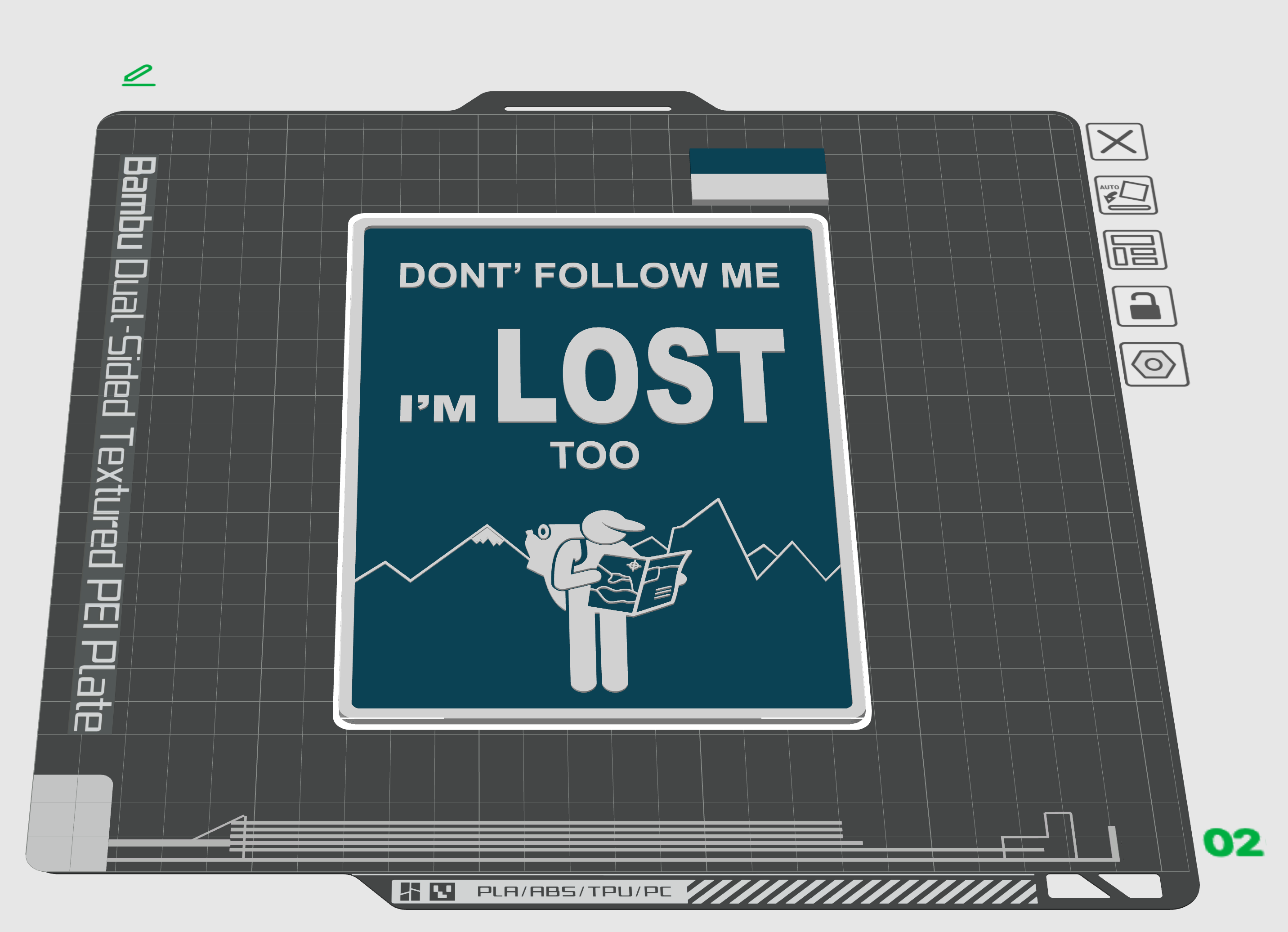 Don't Follow Me, I'm Lost Too Funny Sign