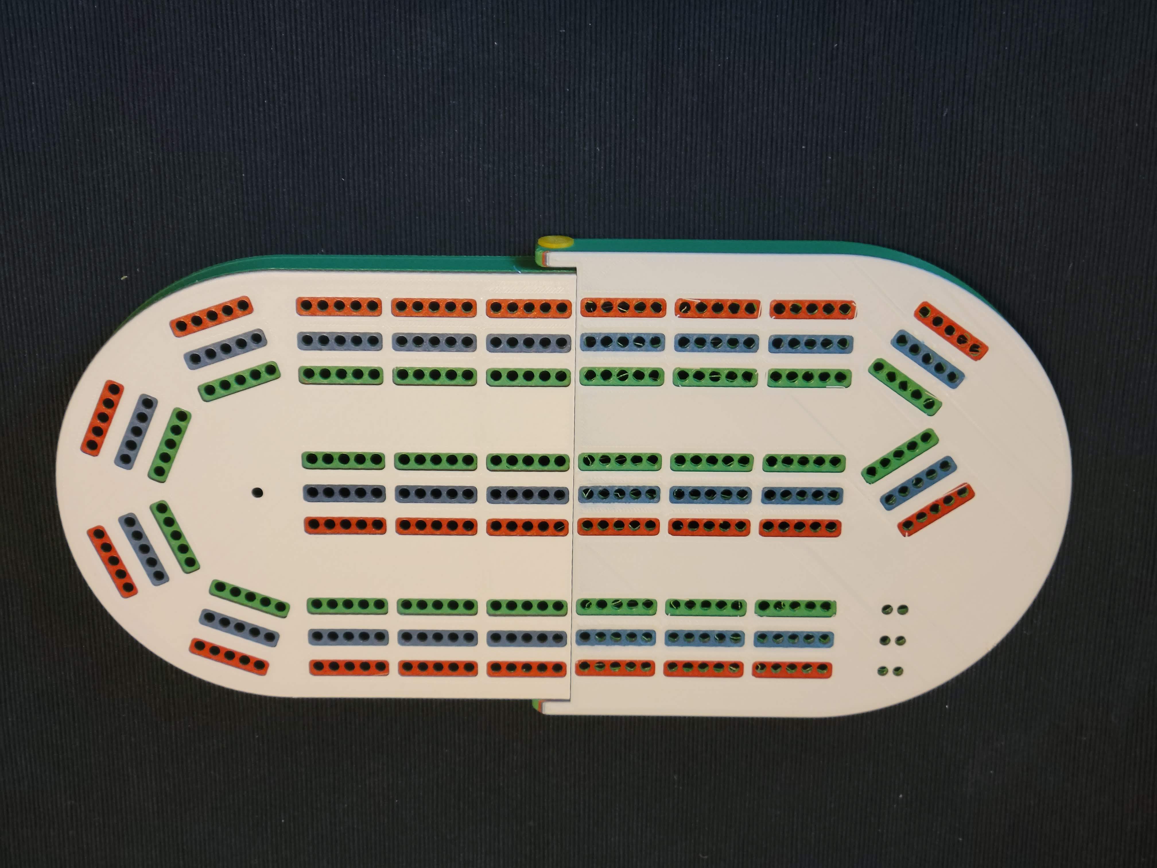 Cribbage board 3player, folding by Crafter64 Download free STL
