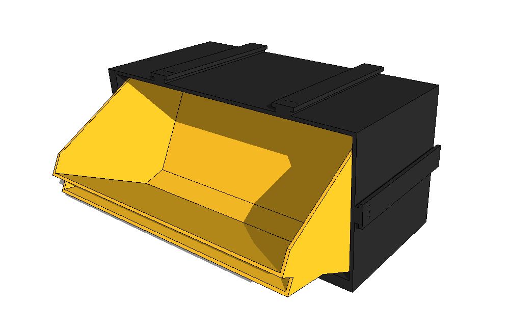 Stackable TiltOut Storage Bins Double Wide by actualSIZE Download