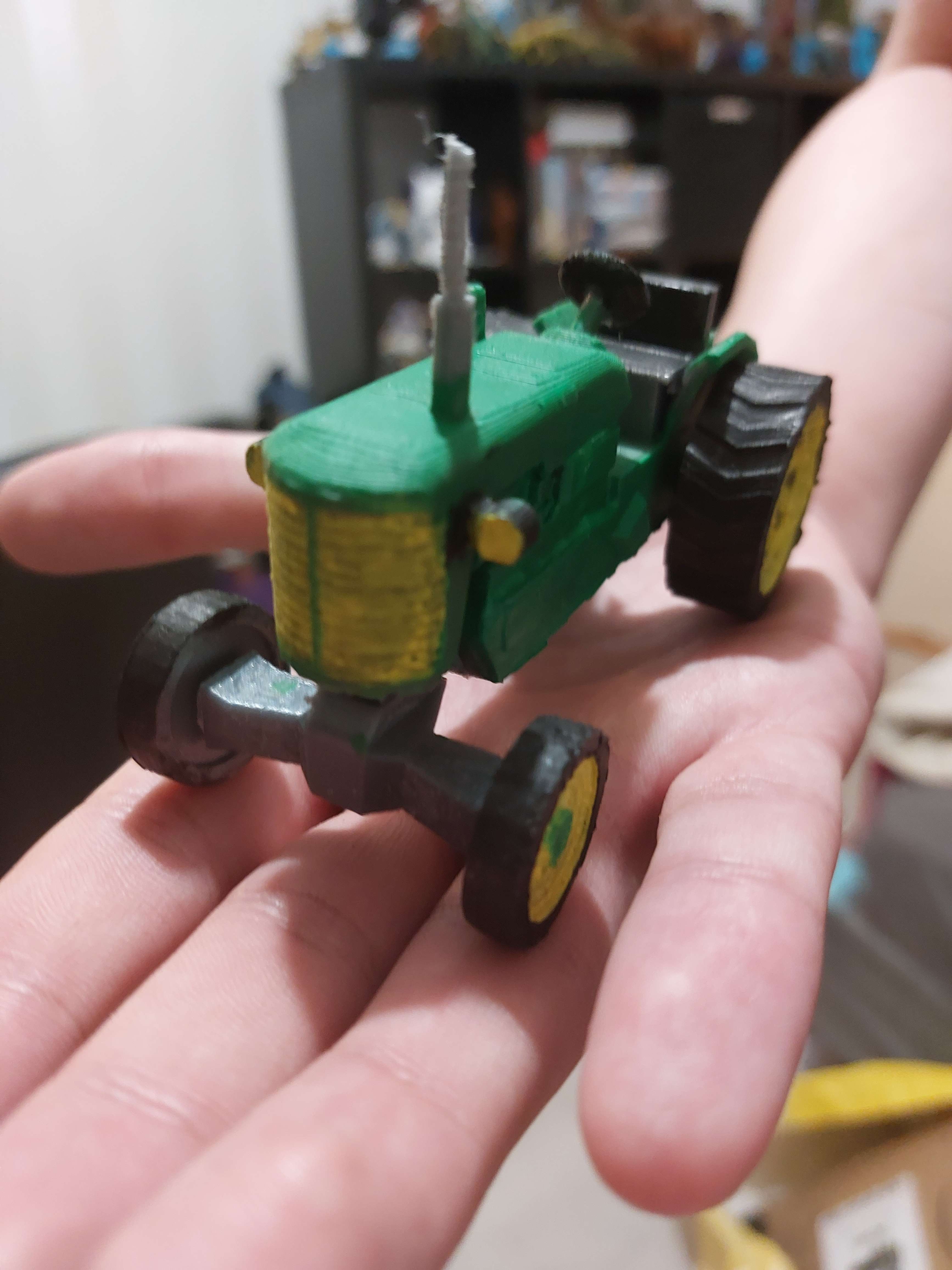 Zetor 25A Tractor with spinning wheels