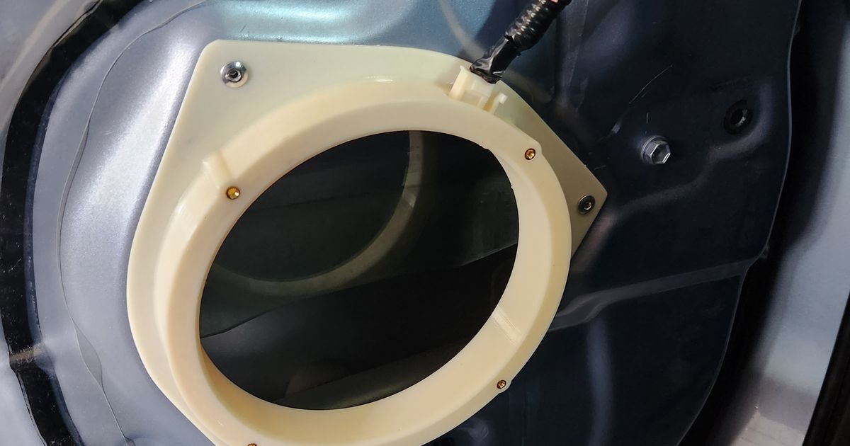 2008 Scion tC Front Door Speaker Mount 6.5 by EDizzy Download free