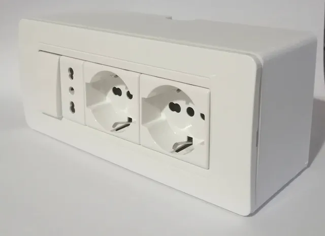 Electrical switch wall mount 7/6 switches