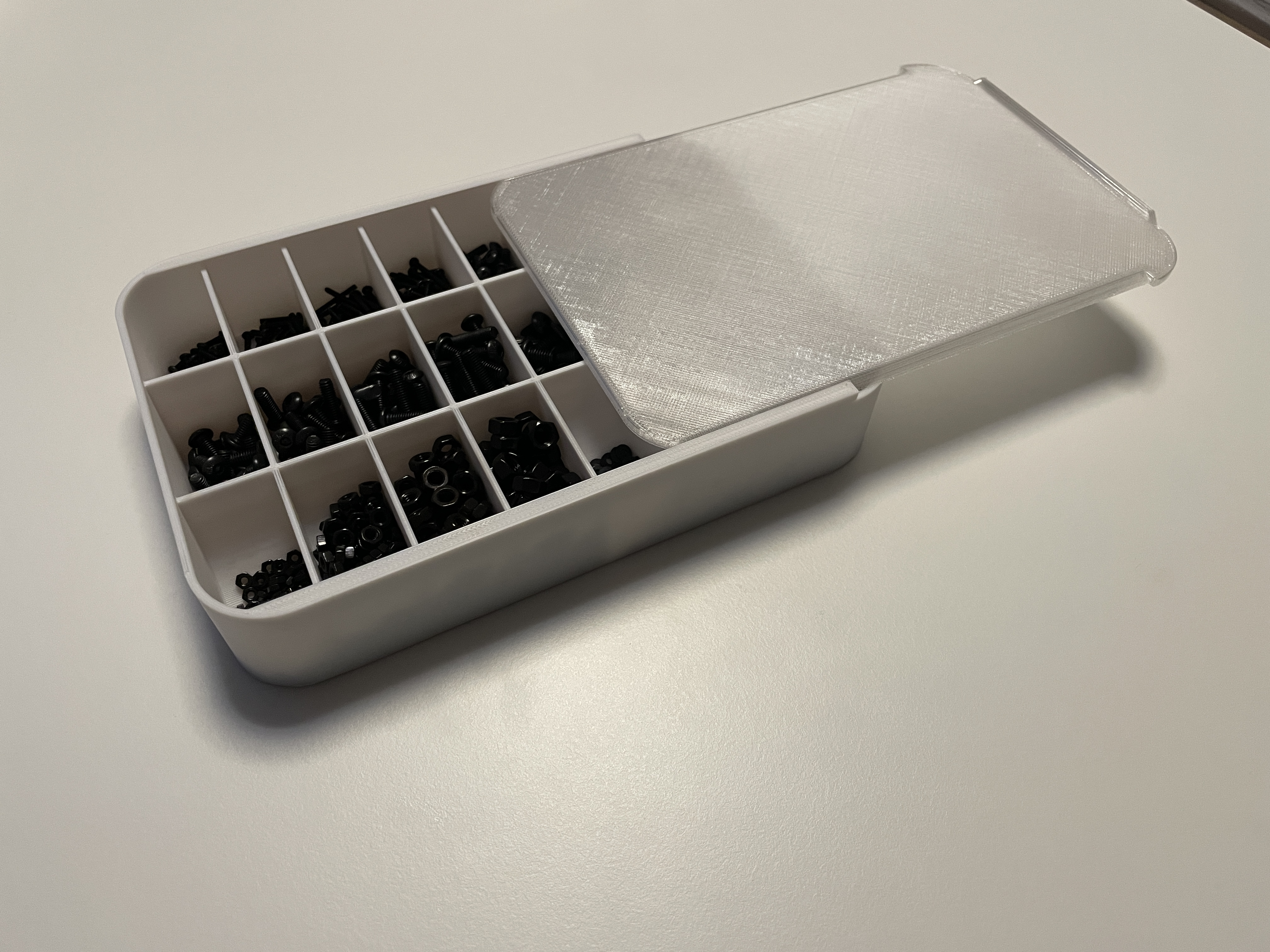 Screw Box with sliding Lid