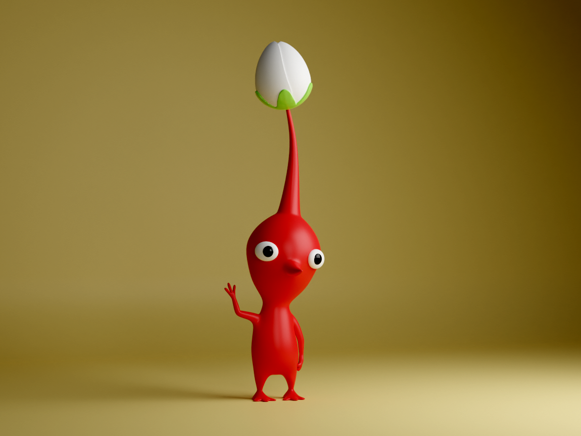 3 Pikmin Characters by PrintChallenge | Download free STL model ...