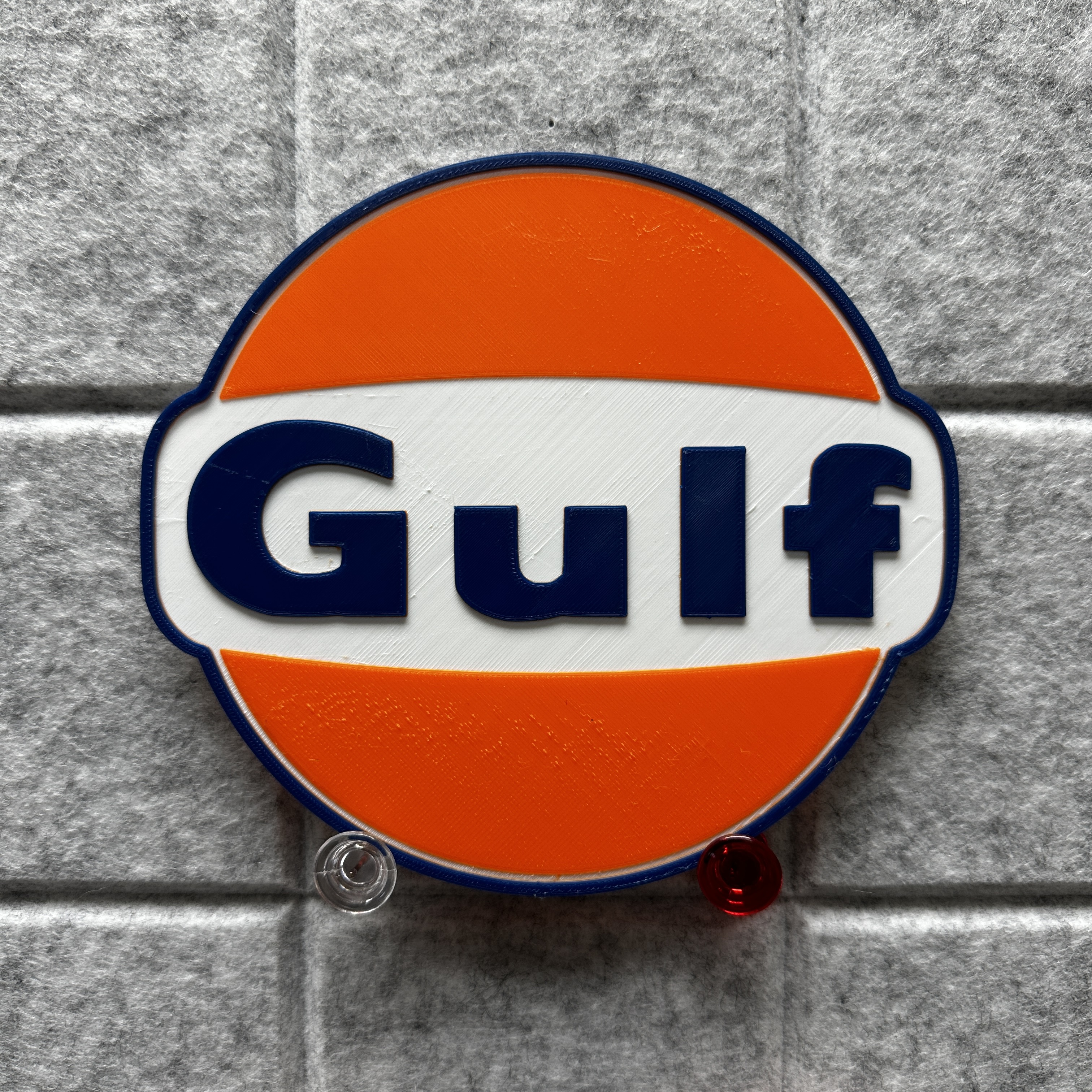 Gulf Oil Logo 3 Color