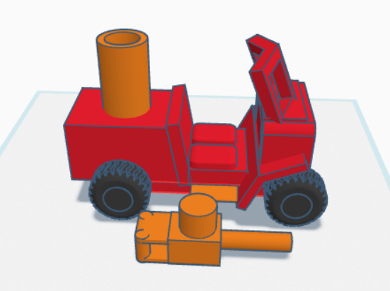pick up with machine gun (minimalist)