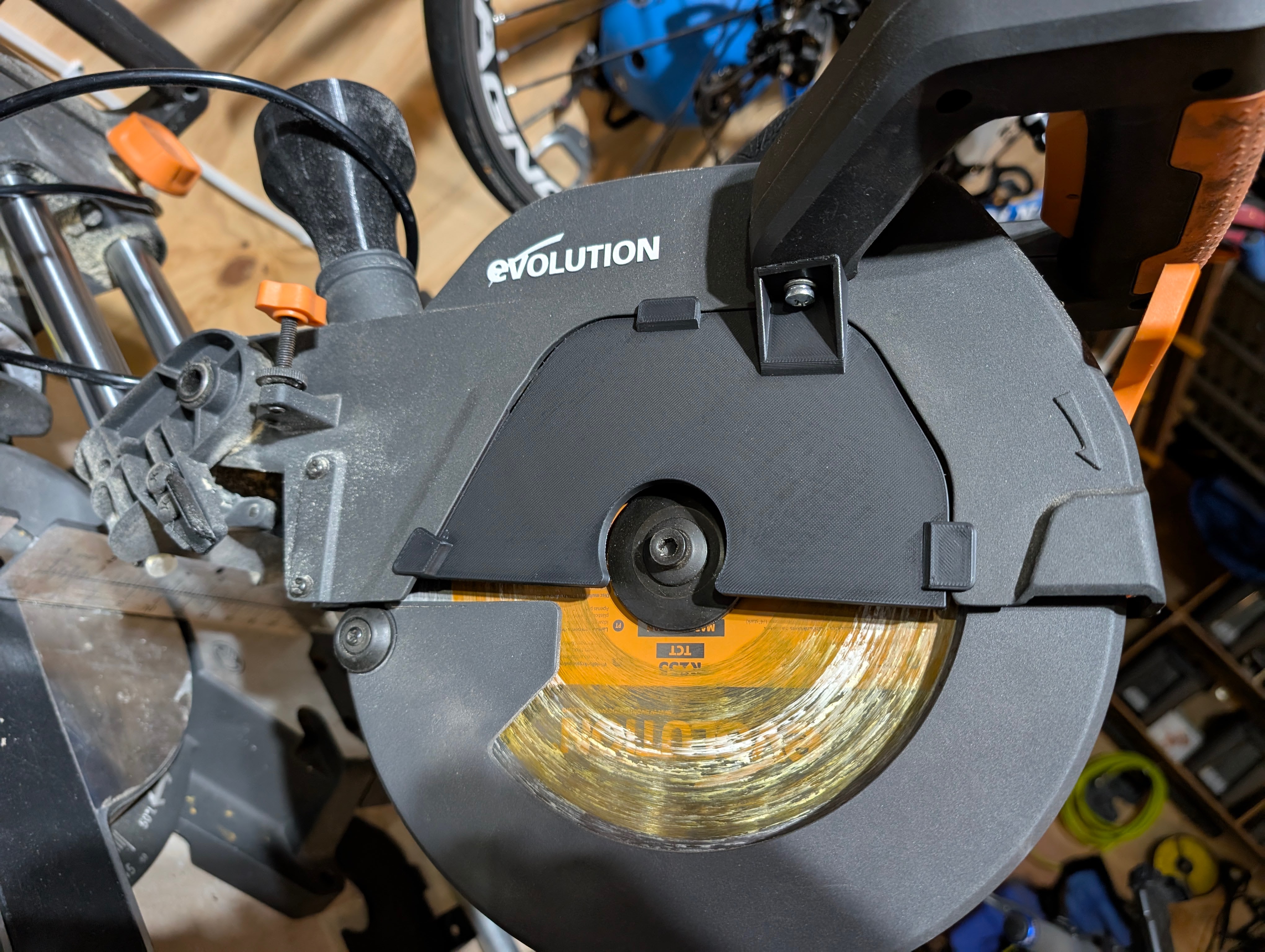Evolution R255SMS+ Mitre Saw Dust cover