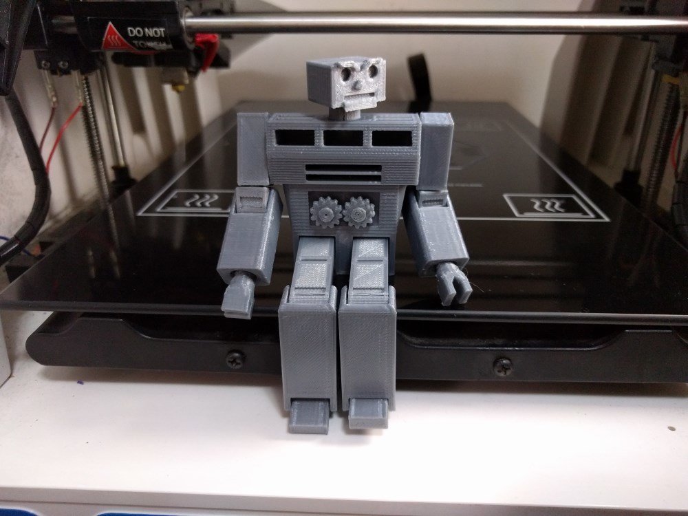 Robot Storage Devices Holder by Nir Dobovizki Download free STL model