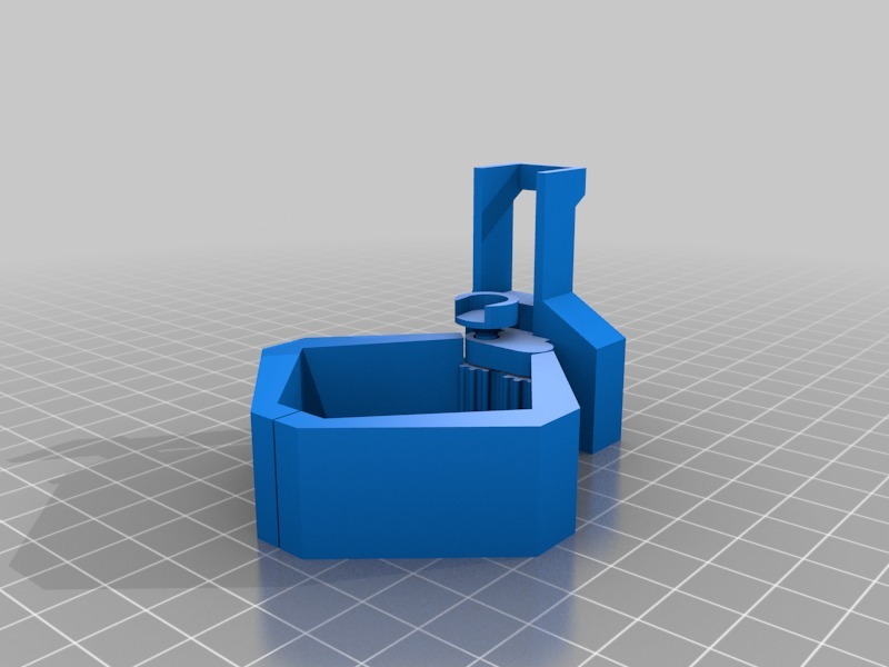 Miniatura 2 do modelo 3D Robotic Hand (one piece)